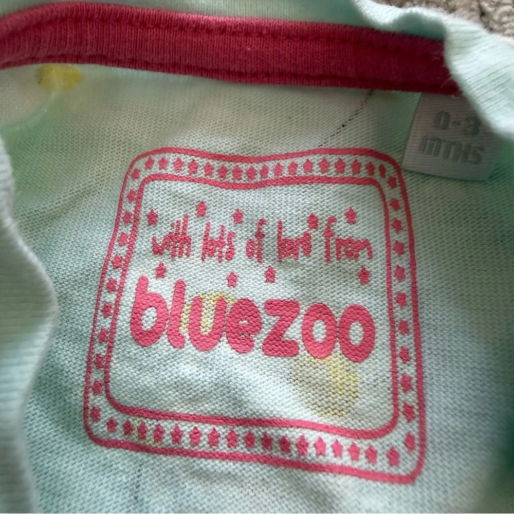 Blue Zoo Baby Mint Green Daisy Dress 0–3‎ Months Floral Spring - Picture 2 of 7